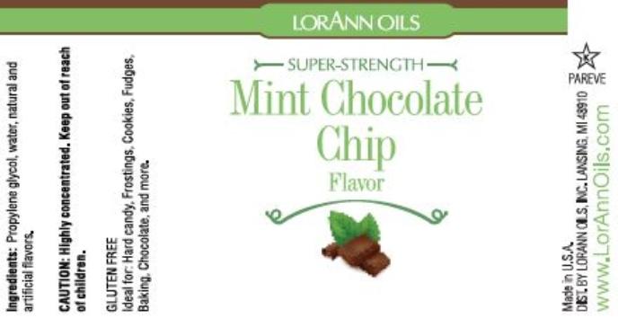 Mint Chocolate Chip Super Strength Flavor Lorann