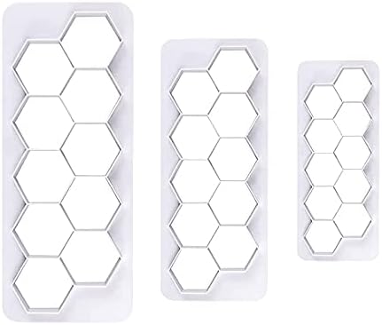 Hexagon Geometric Cutter Set of 3 ATECO