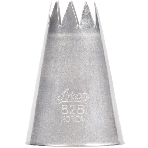 Tip 828 Open Star Cake Decorating Tip #828 by ATECO