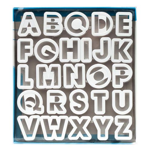 ATECO Plastic Alphabet Number Cutters 5770