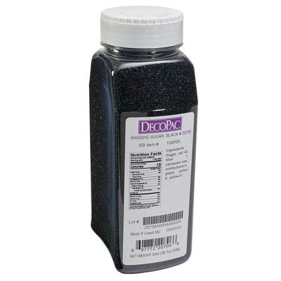 Decopac Black Sanding Sugar 20706