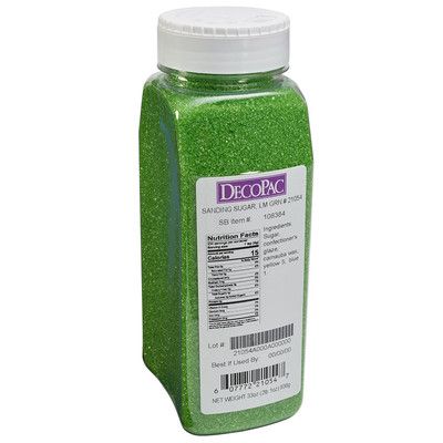 Decopac Lime Green Sanding Sugar 21054