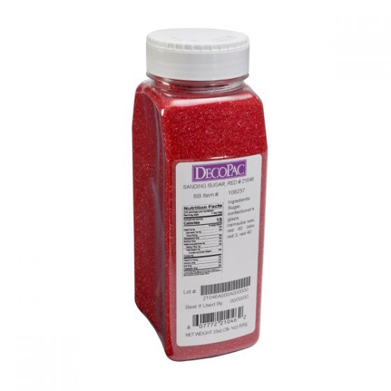 Decopac Red Sanding Sugar 21046