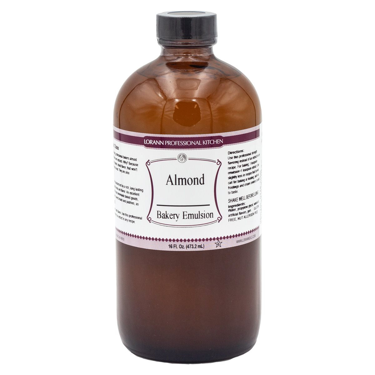 Lorann Almond Bakery Emulsion 16oz 0744