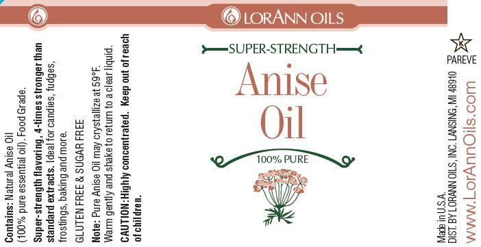 Lorann Anise Oil Label 0100