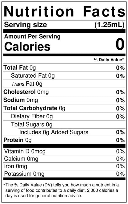 Lorann Anise Oil Nutrition Label 0100