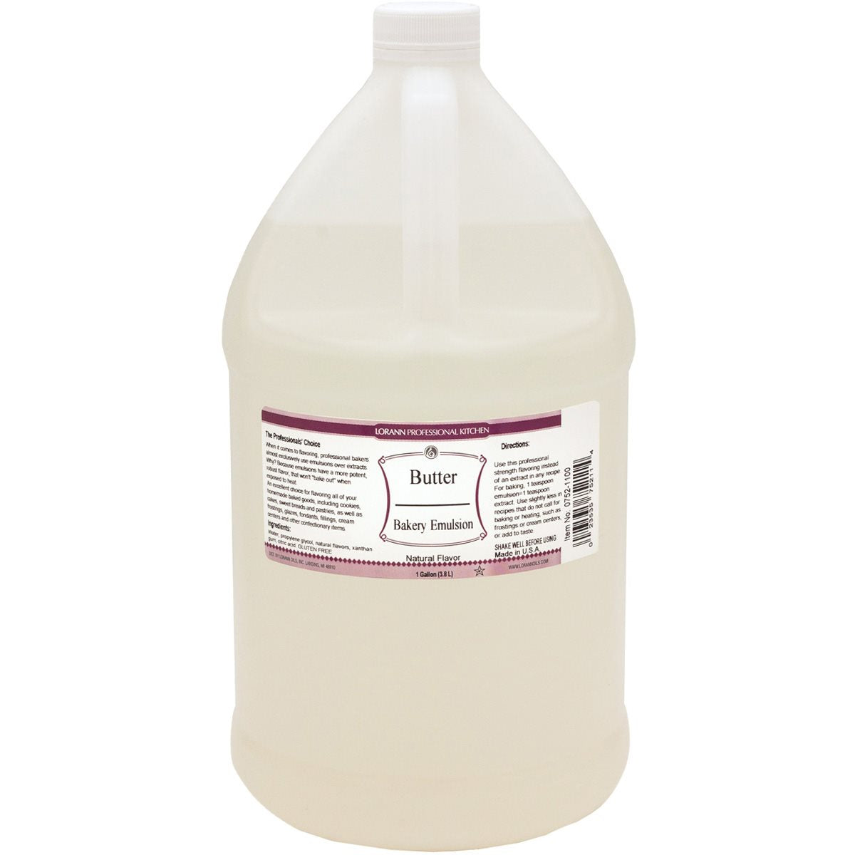 Lorann Butter Bakery Emulsion 128oz 0752