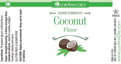 Lorann Coconut Flavor Label 0220