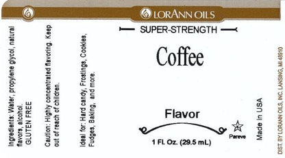 Lorann Coffee Flavor Label 0370