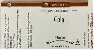 Lorann Cola Flavor Label 0930