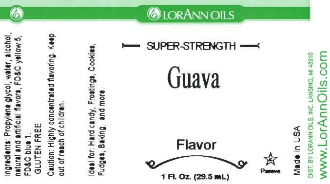 Lorann Guava Flavor Label 0665