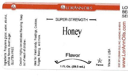 Lorann Honey Flavor Label 0650