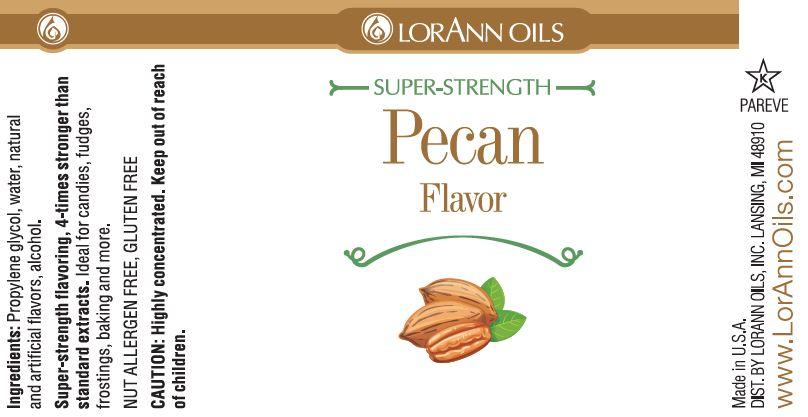 Lorann Pecan Flavor Label 0640