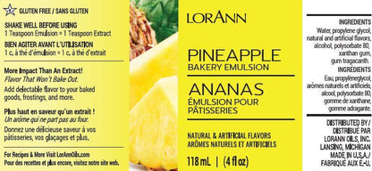 Lorann Pineapple Bakery Emulsion Label 0741