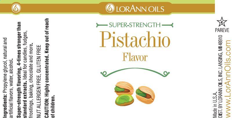 Lorann Pistachio Flavor Label 0240