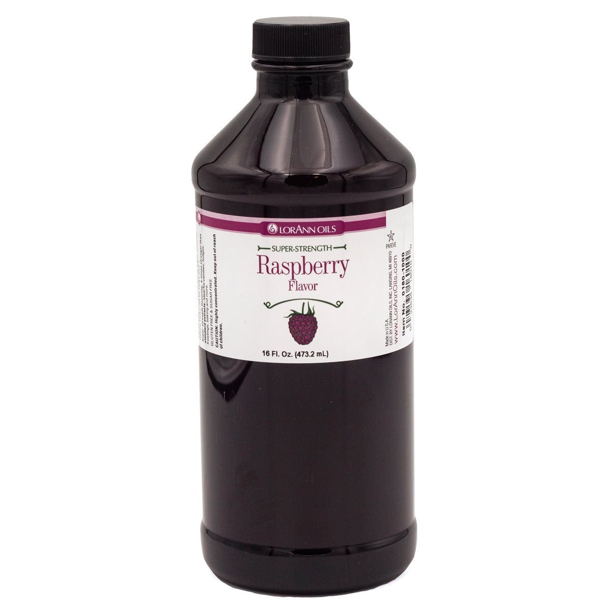 Lorann Raspberry Flavor 16oz 0160