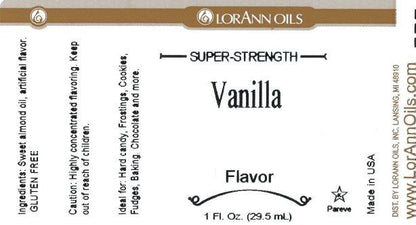 Lorann Vanilla Flavor Label 0690