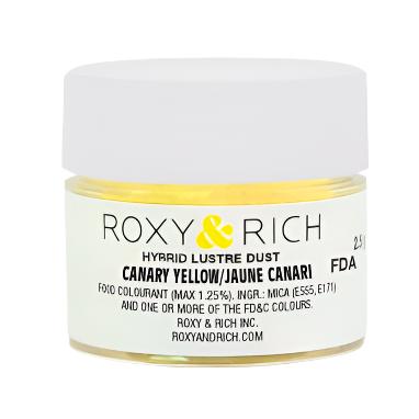 Roxy & Rich Canary Yellow Lustre Dust L2-012