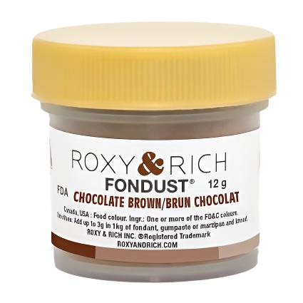 Roxy & Rich Chocolate Brown Fondust 12 grams