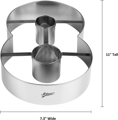 Large Number 11" Stainless Steel Cutter ATECO