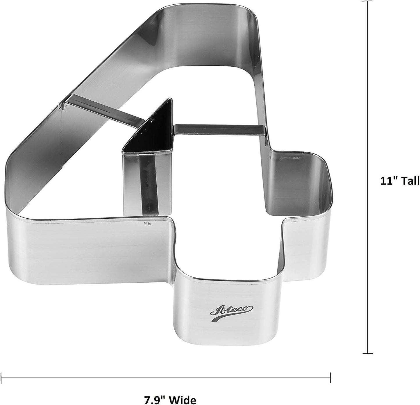 Large Number 11" Stainless Steel Cutter ATECO