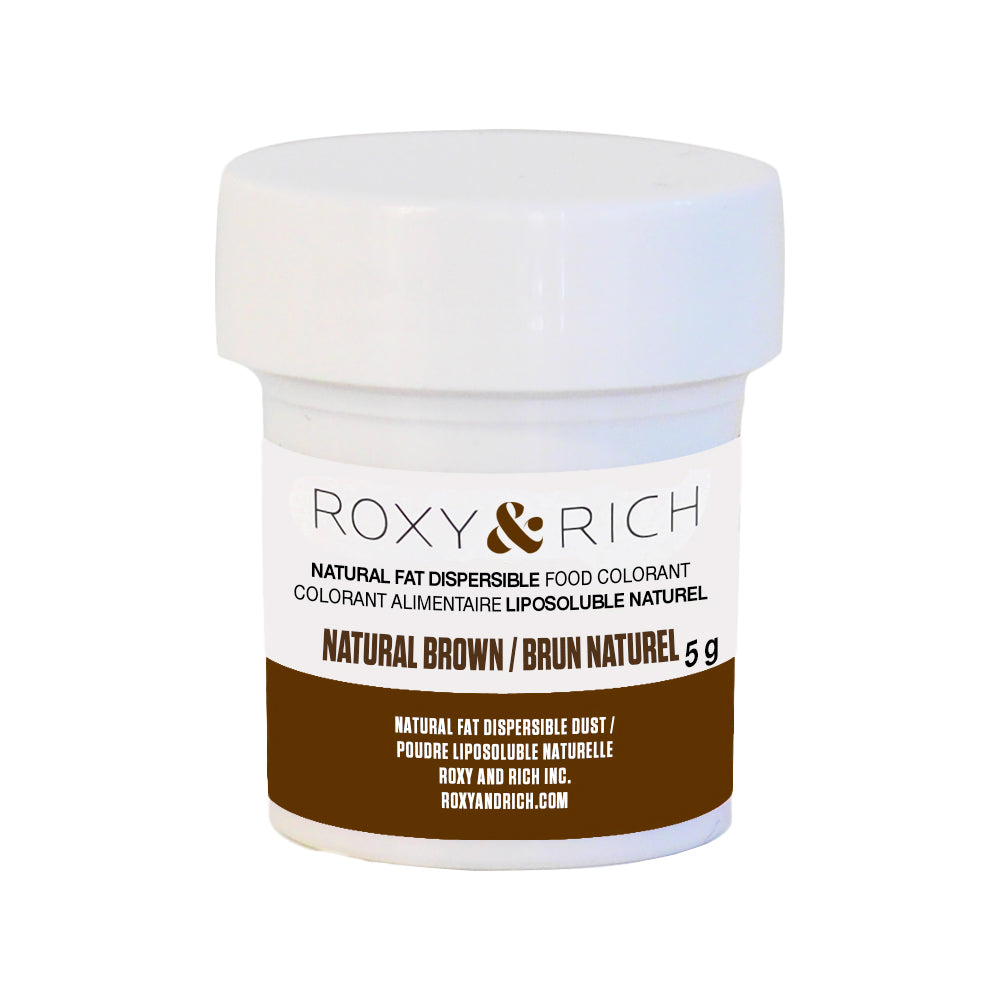 Brown Natural Fat Dispersible Powdered Color Roxy & Rich