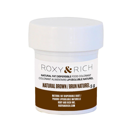 Brown Natural Fat Dispersible Powdered Color Roxy & Rich