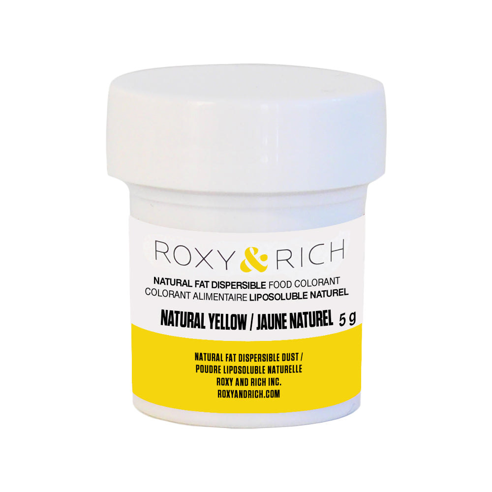 Yellow Natural Fat Dispersible Powdered Color Roxy & Rich