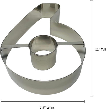 Large Number 11" Stainless Steel Cutter ATECO