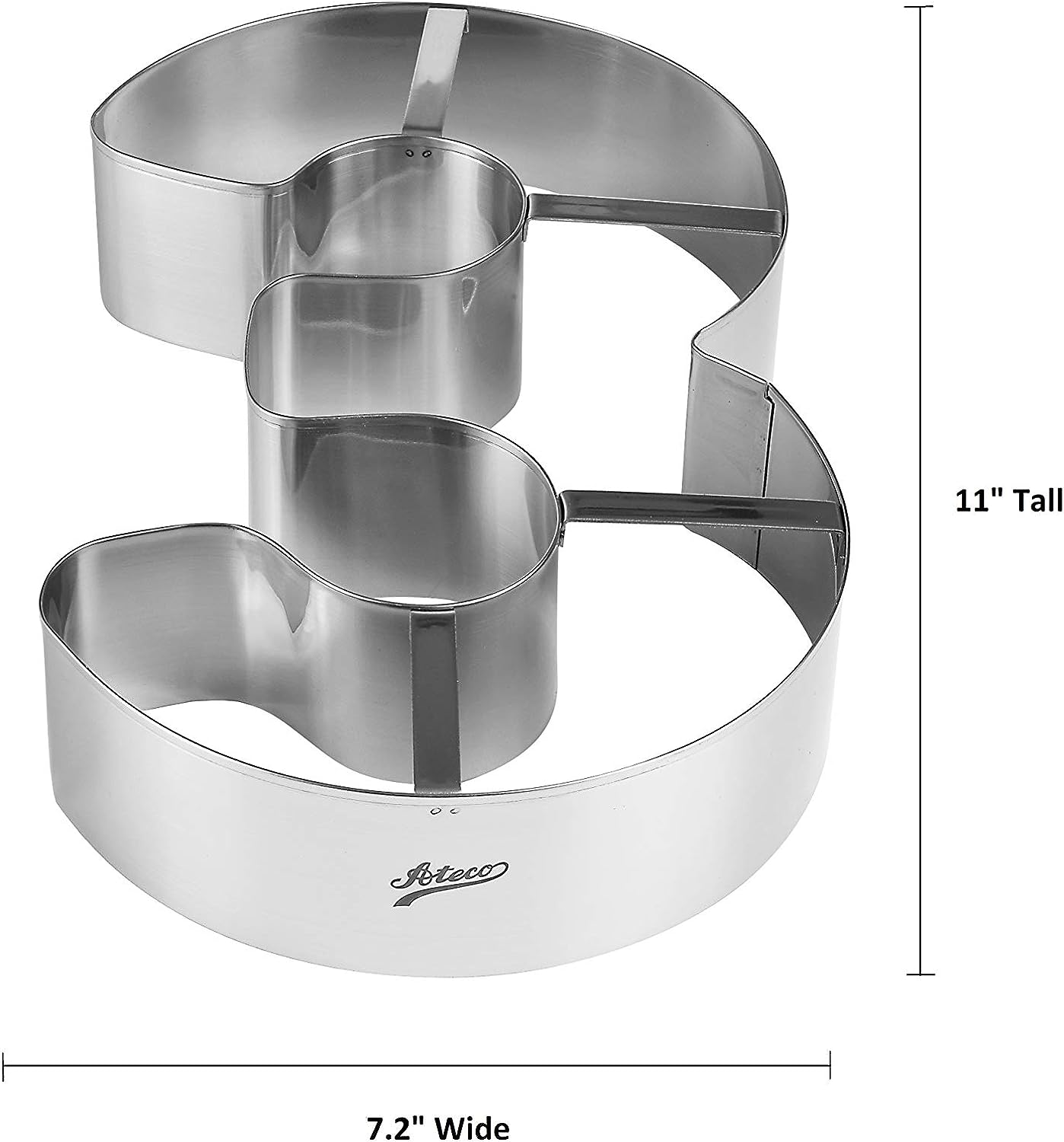 Large Number 11" Stainless Steel Cutter ATECO